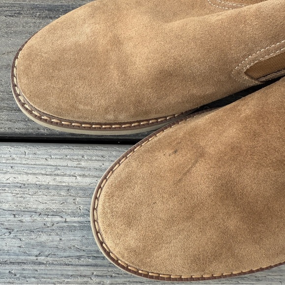 Florsheim Men's Light Brown Slip On Suede Leather Loafers 9M - Picture 7 of 14